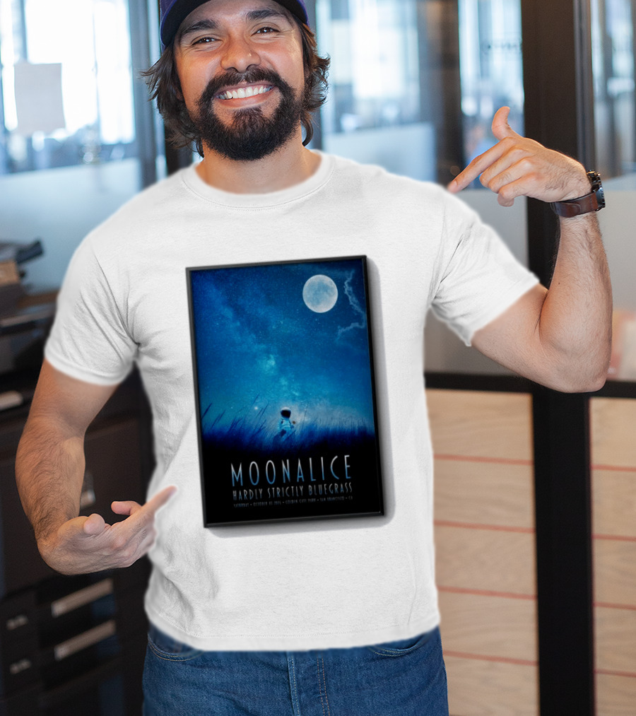 Original Moonalice Hardly Strictly Bluegrass October 3 2026 Golden Gate Park San Francisco CA T-Shirt