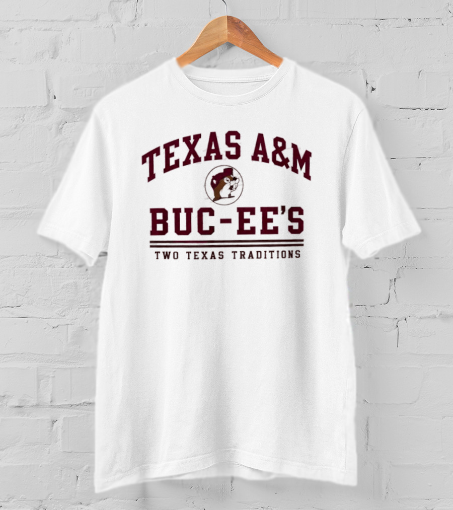 Texas A&M Buc Ee's Two Texas Traditions 2026 T-Shirt