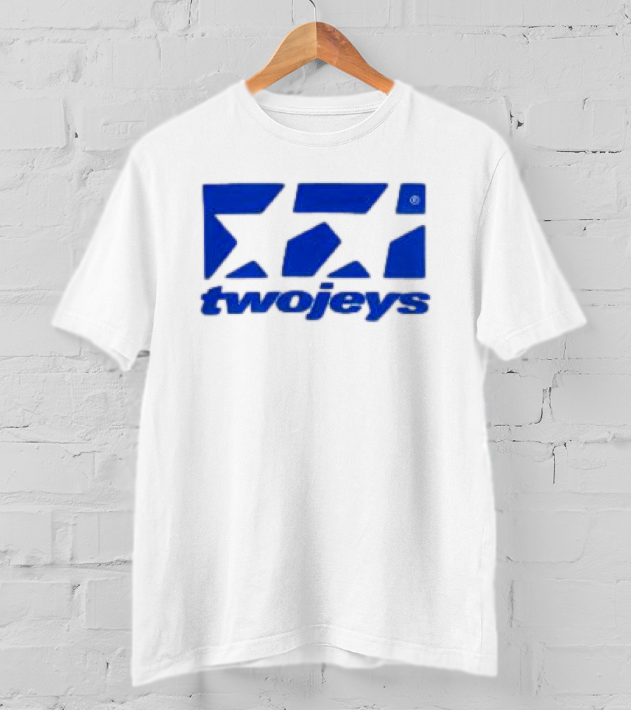 Twojeys Store Framed Blue Geometric T-Shirt