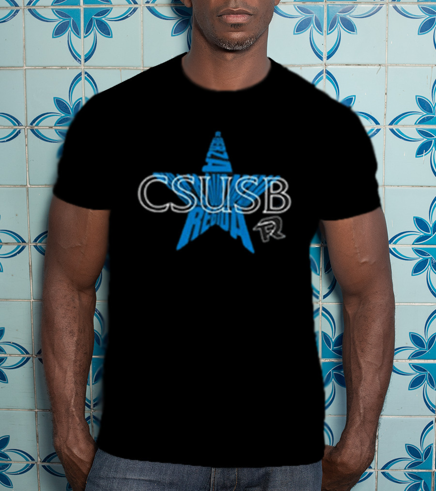 CSUSB X Fuerza Regida Star Burst Collaboration T-Shirt
