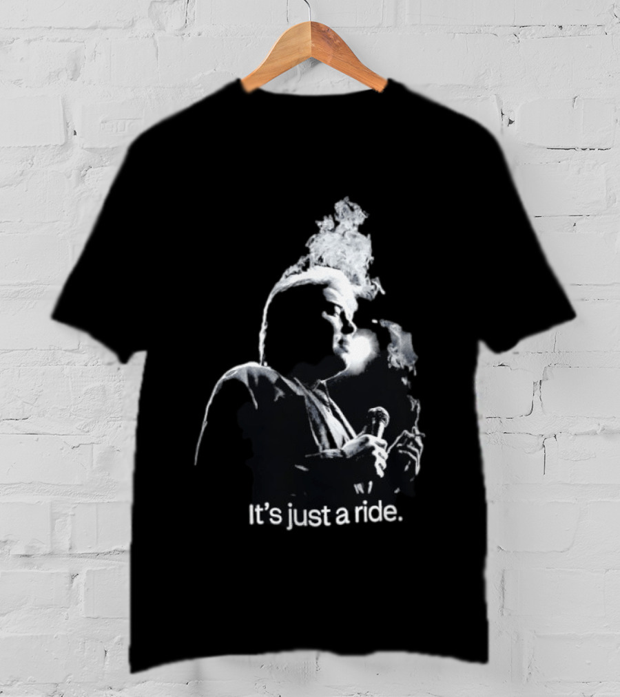 Bill Hicks It's Just A Ride Smoking Microphone T-Shirt