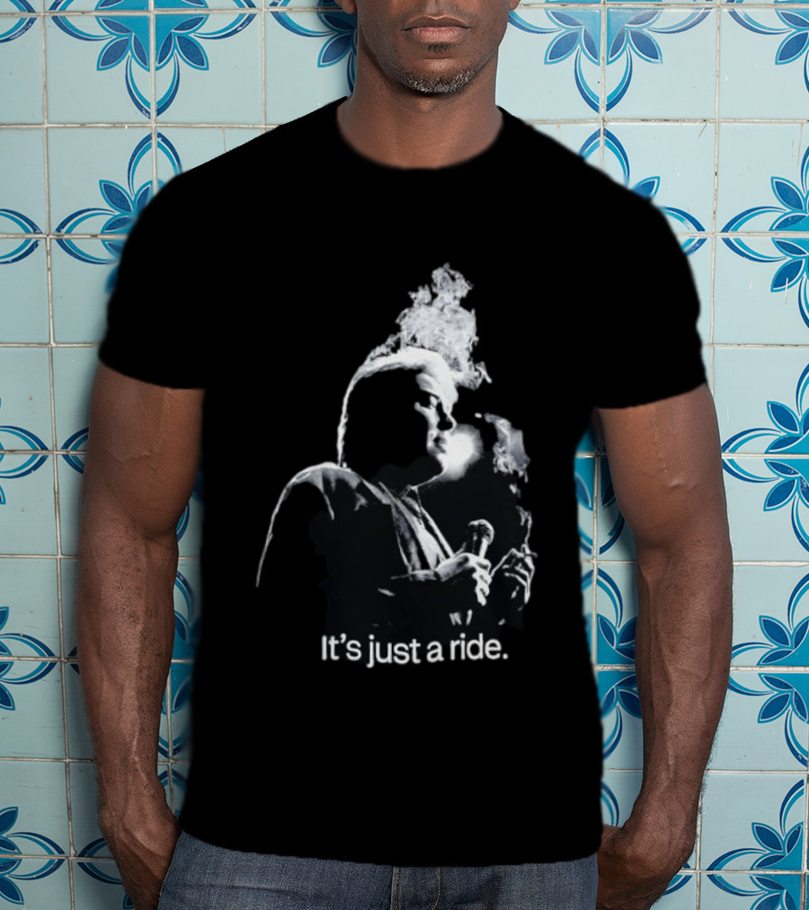 Bill Hicks It's Just A Ride Smoking Microphone T-Shirt