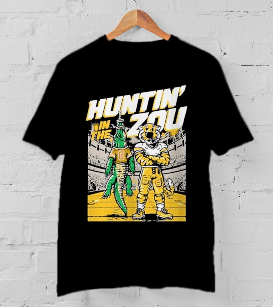 Huntin' In The Zou Mizzou Tigers Vs Florida Gators Stadium Showdown T-Shirt
