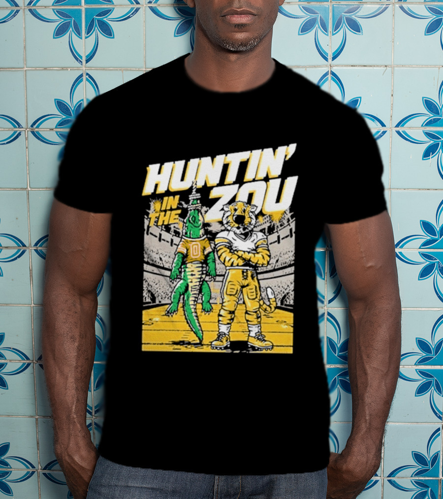 Huntin' In The Zou Mizzou Tigers Vs Florida Gators Stadium Showdown T-Shirt