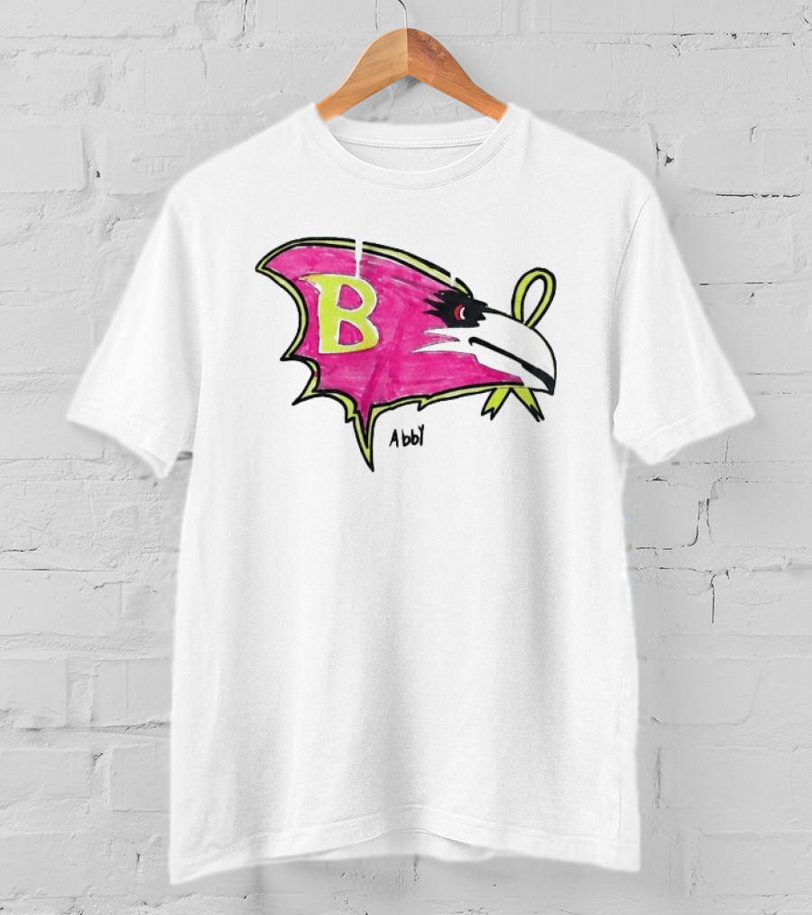 Baltimore Ravens Pink Ribbon Abby B T-Shirt