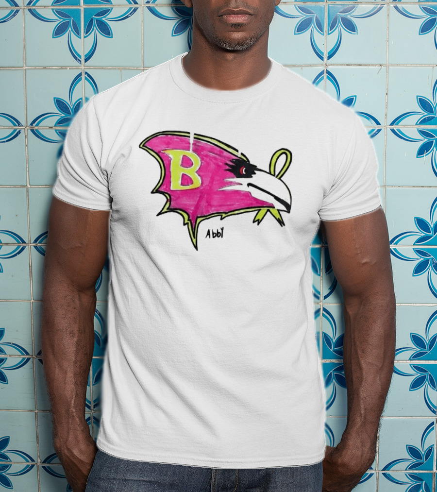 Baltimore Ravens Pink Ribbon Abby B T-Shirt