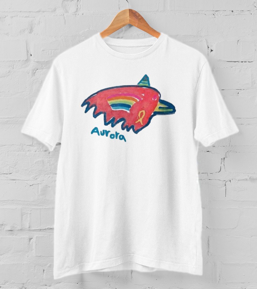 Baltimore Ravens Crucial Catch Aurora Rainbow Bird T-Shirt