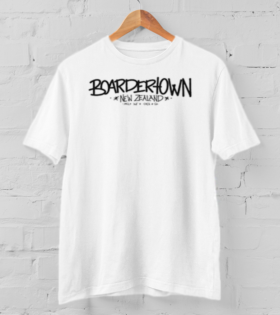 Boardertown Mapped Out New Zealand T-Shirt