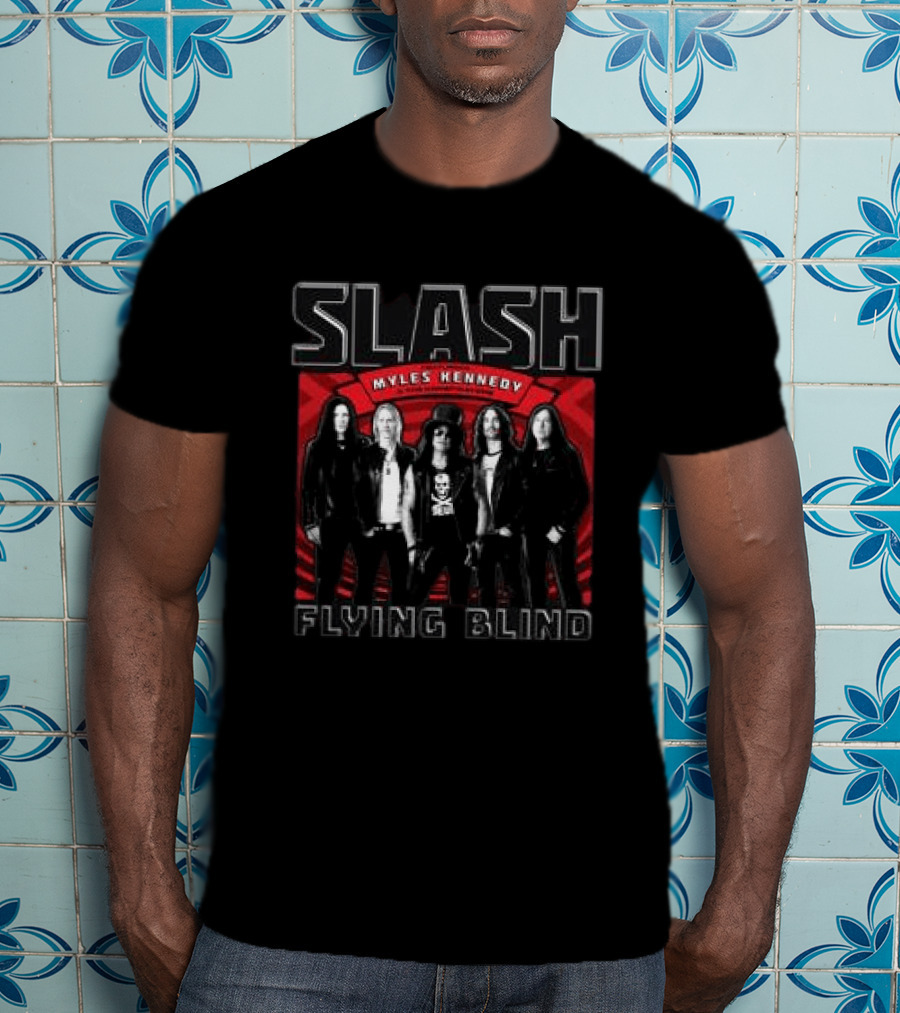 Slash Myles Kennedy Flying Blind Band T-Shirt