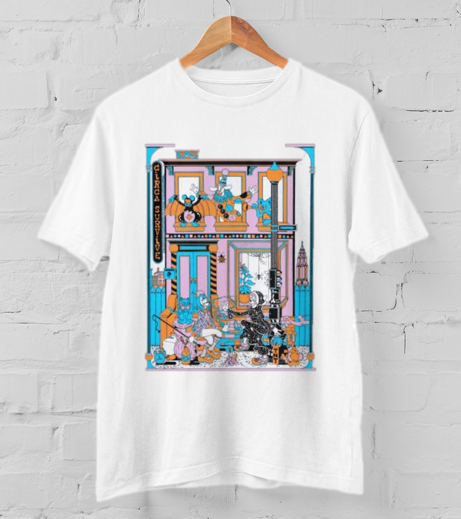 Circa Survive Halloween Street Scene Tnt Store T-Shirt
