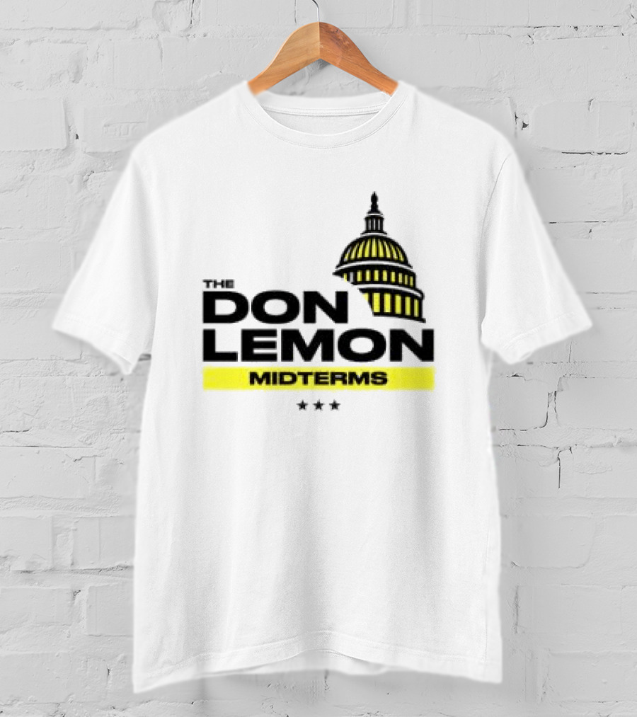 Don Lemon Midterms Capitol Illustration With Stars T-Shirt