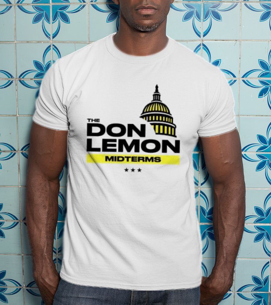 Don Lemon Midterms Capitol Illustration With Stars T-Shirt