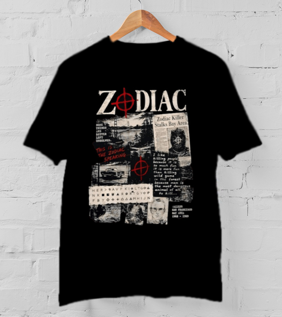 Zodiac Killer This Is The Zodiac Speaking Cipher San Francisco Bay Area T-Shirt