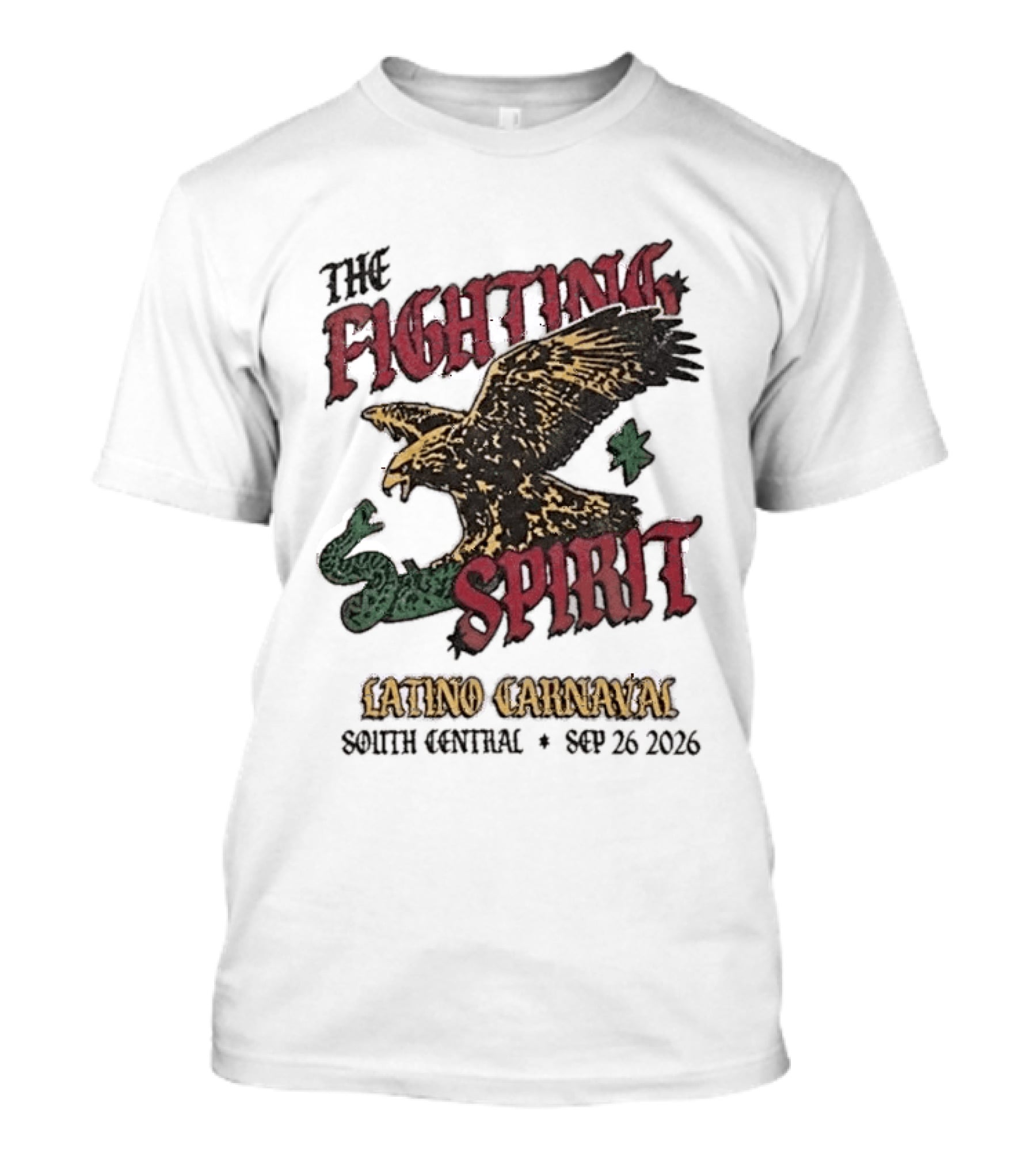 The Fighting Spirit Latino Carnaval Soiree Central Sep 26 2026 T-Shirt