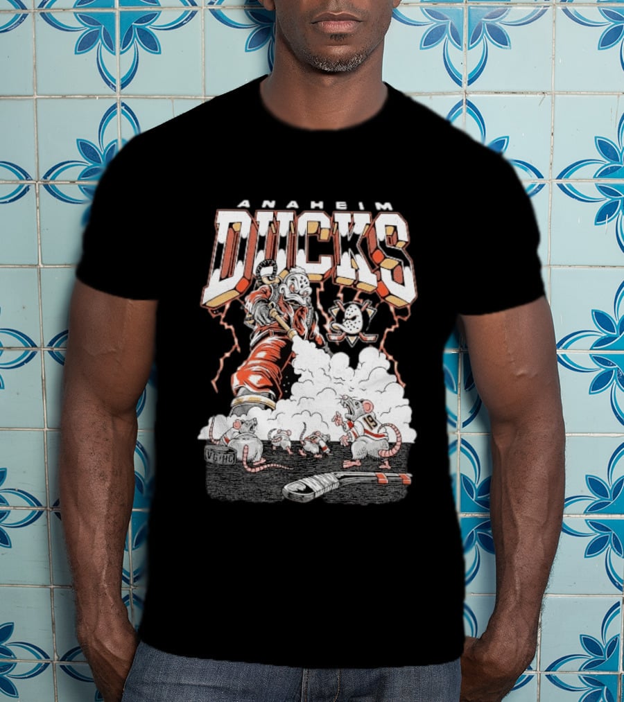 Anaheim Ducks Erase The Rat Florida Panthers Hockey Battle T-Shirt