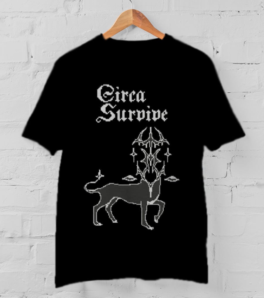 Circa Survive Pixel Creature Mystic Dog T-Shirt