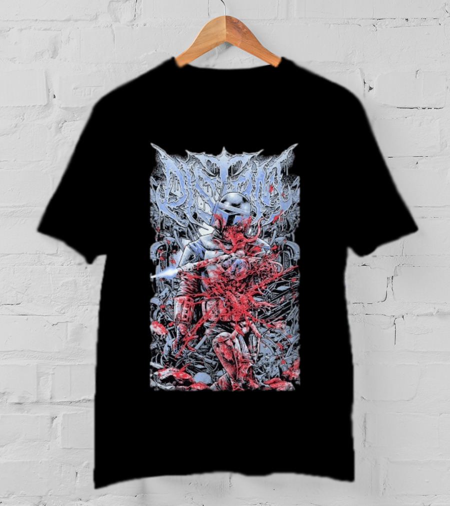 Distant Bounty Hunter Star Wars Metal T-Shirt