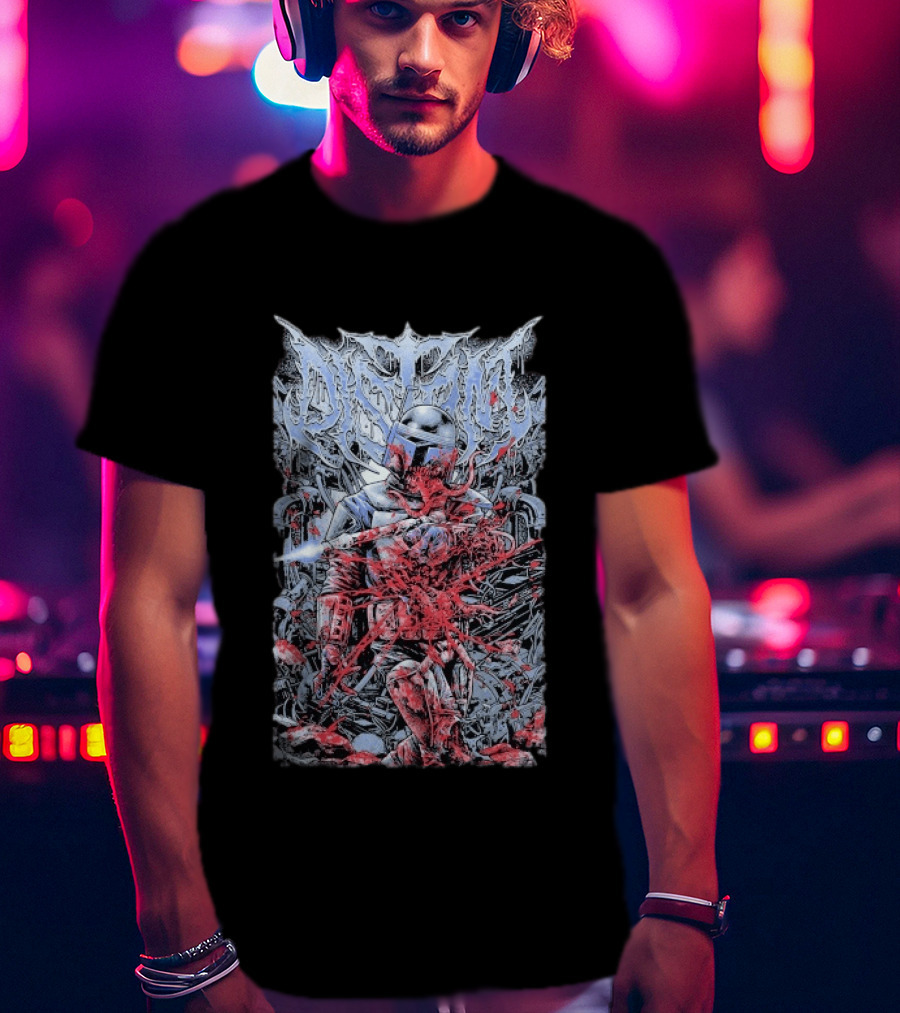 Distant Bounty Hunter Star Wars Metal T-Shirt