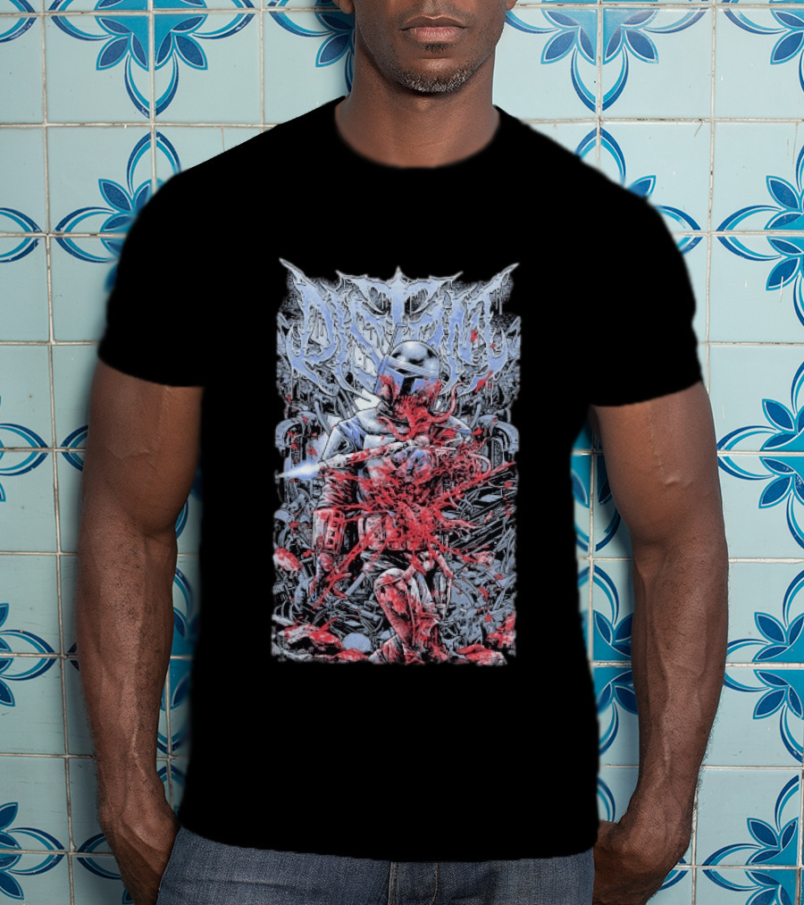 Distant Bounty Hunter Star Wars Metal T-Shirt