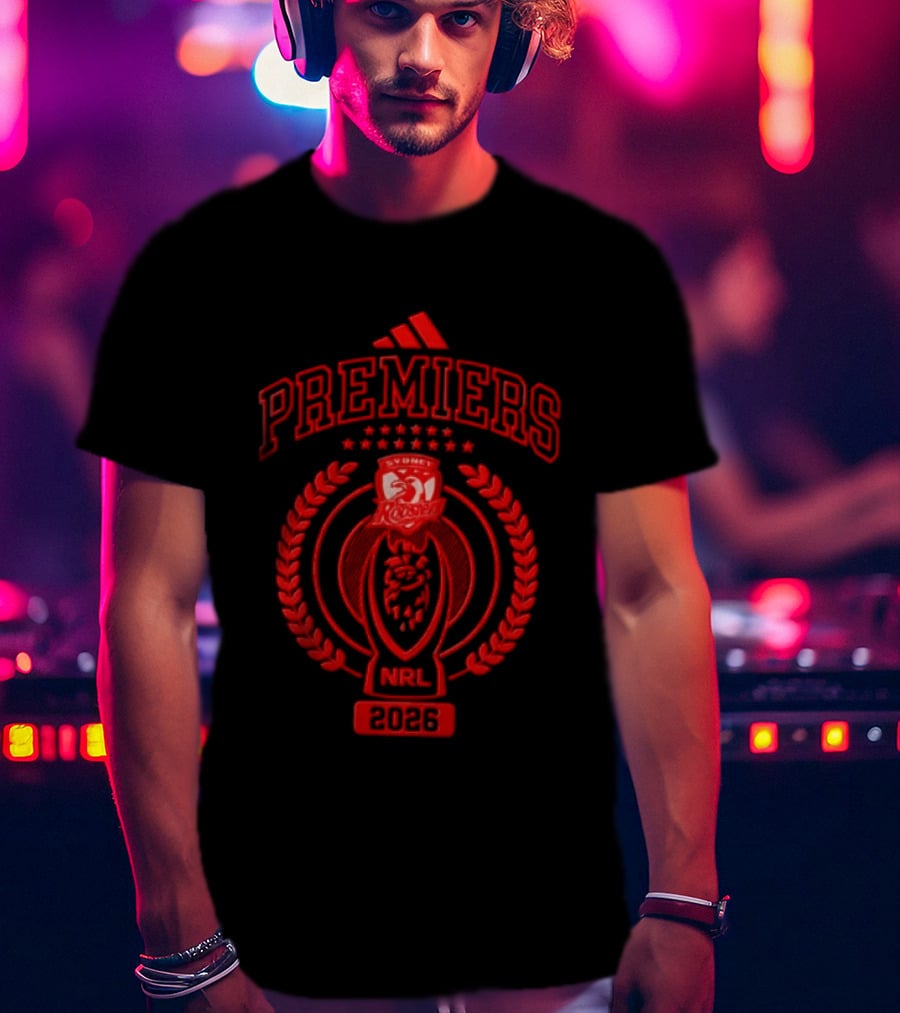 Sydney Roosters NRL 2026 Premiers Champions T-Shirt