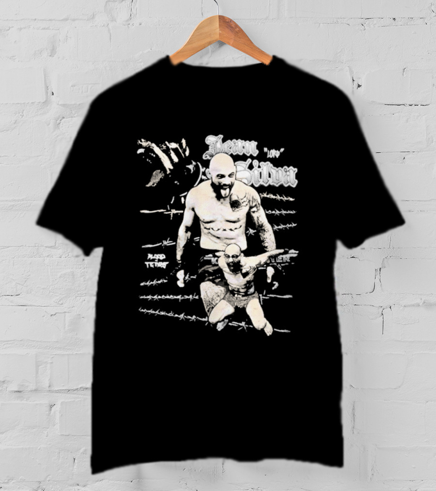 Jean Silva MMA Fighter Action Pose Featuring Dynamic Combat T-Shirt