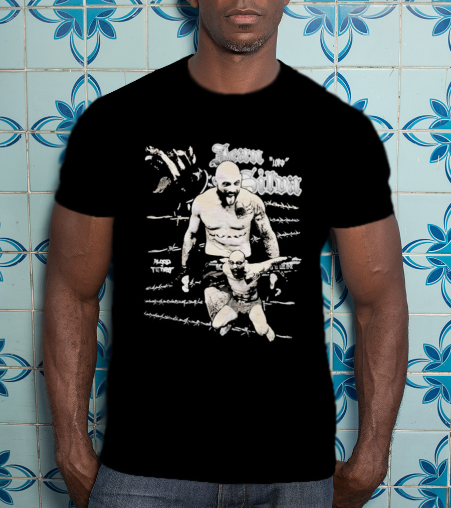 Jean Silva MMA Fighter Action Pose Featuring Dynamic Combat T-Shirt