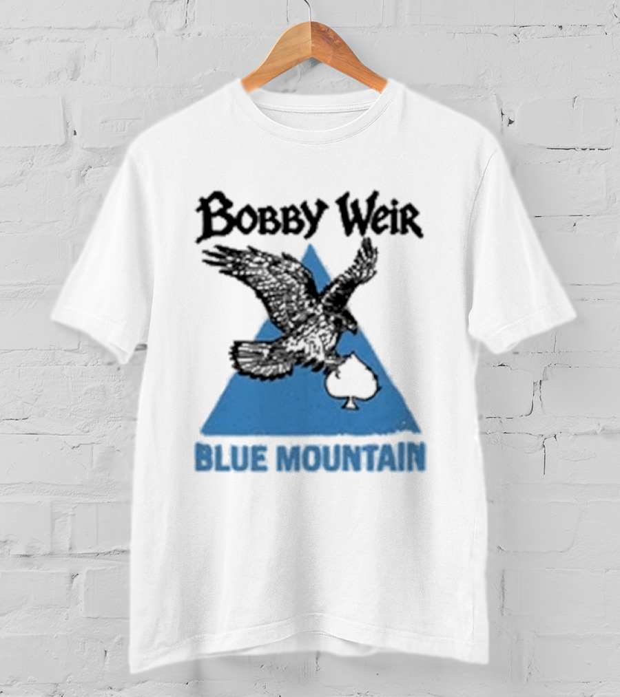 Bobby Weir Blue Mountain Eagle Spade Triangle T-Shirt