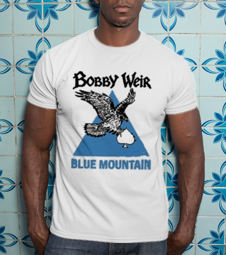 Bobby Weir Blue Mountain Eagle Spade Triangle T-Shirt