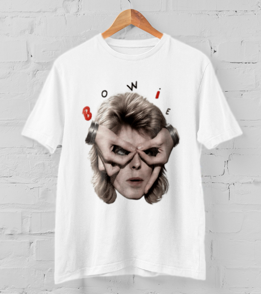 Bowie David Bowie Hands Framing Eyes Retro Music T-Shirt