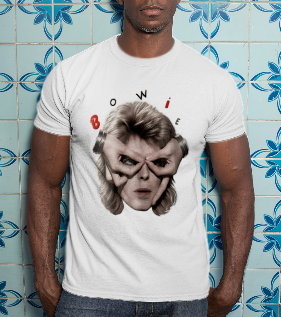 Bowie David Bowie Hands Framing Eyes Retro Music T-Shirt