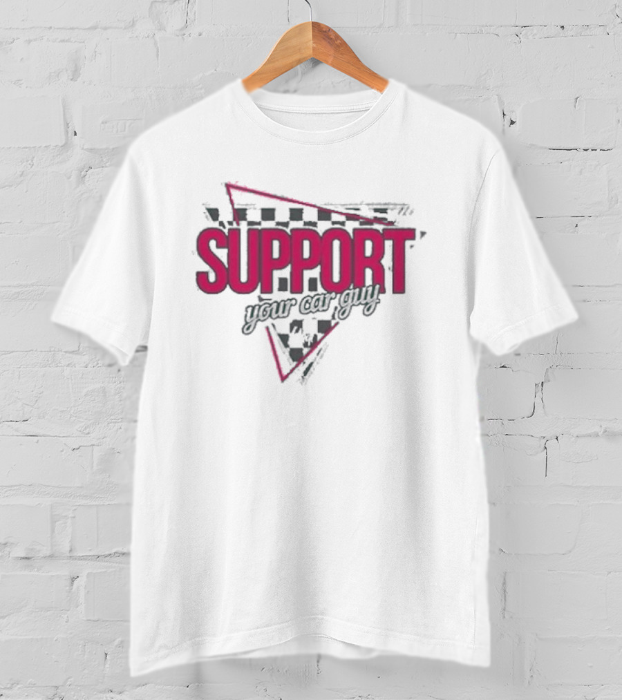 Cleetus Mcfarland Support Your Car Guy Racing T-Shirt