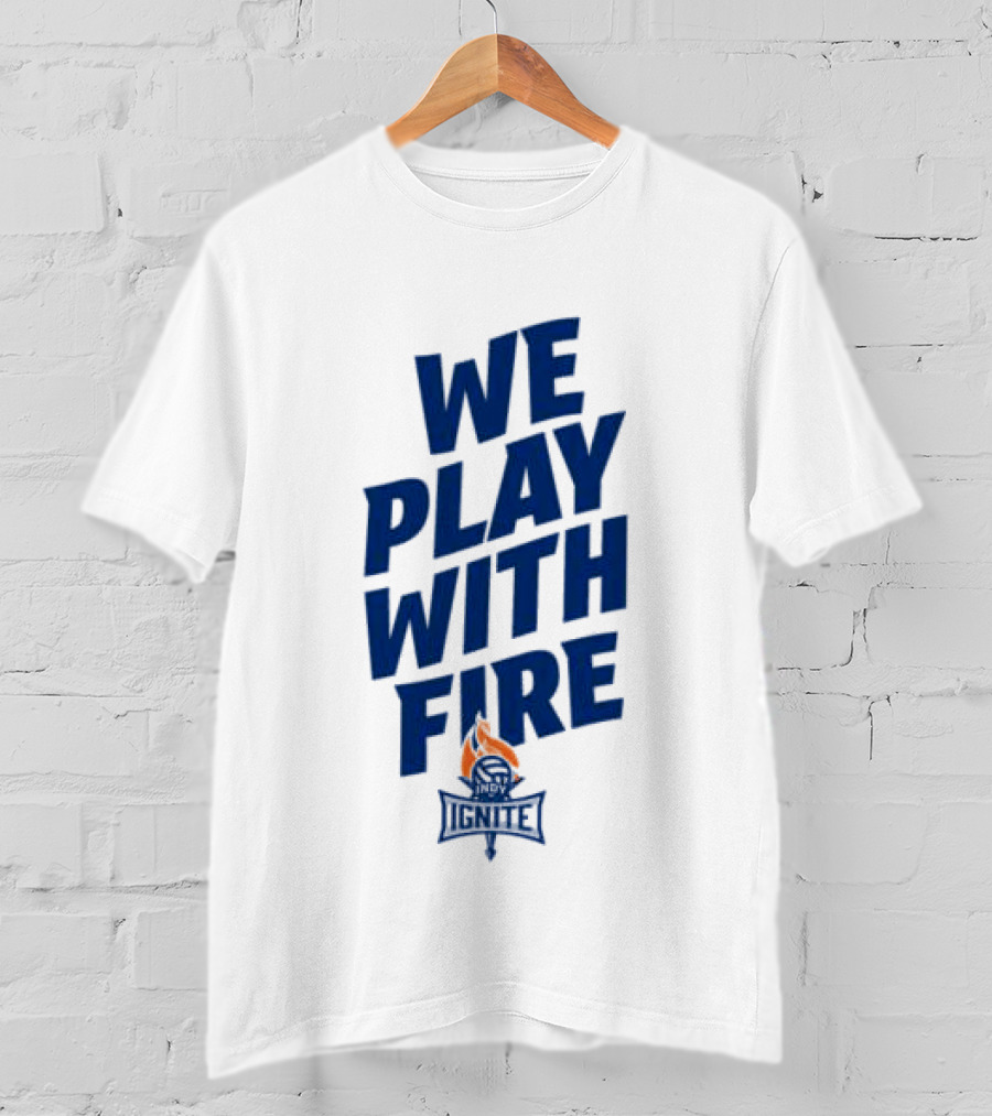 Indy Ignitevb We Play With Fire Cropped T-Shirt