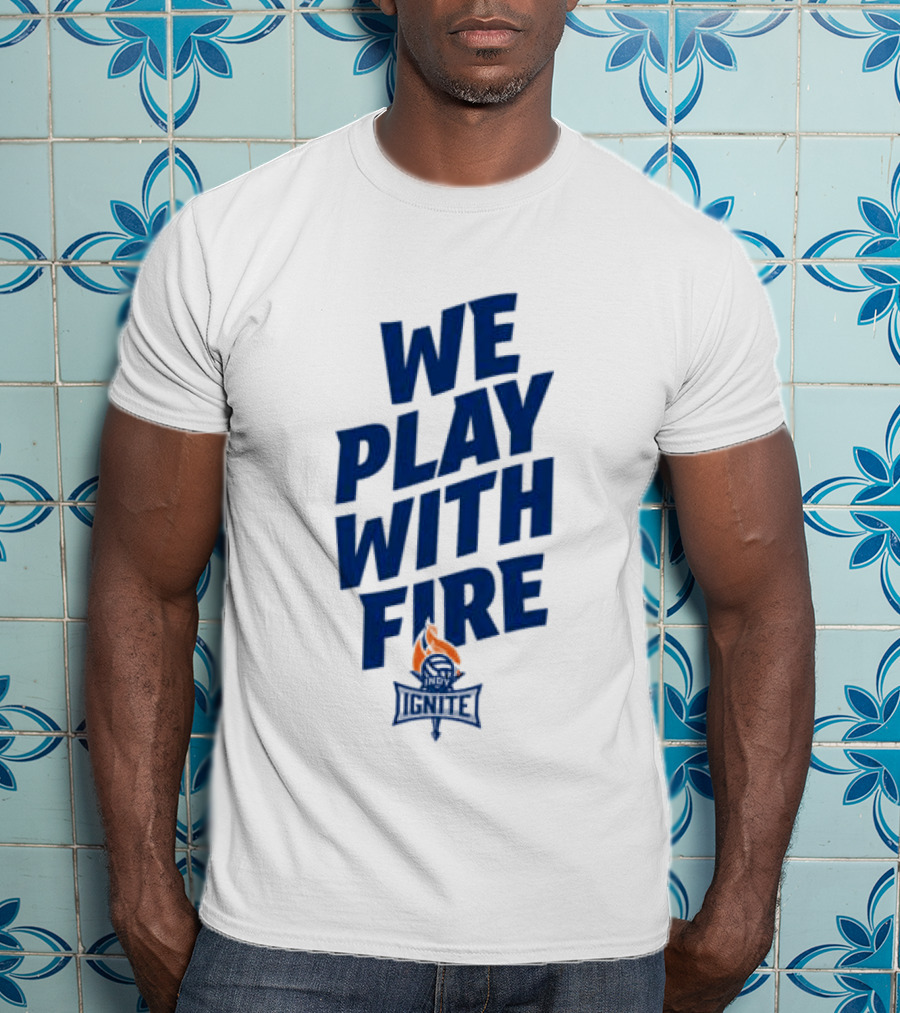 Indy Ignitevb We Play With Fire Cropped T-Shirt
