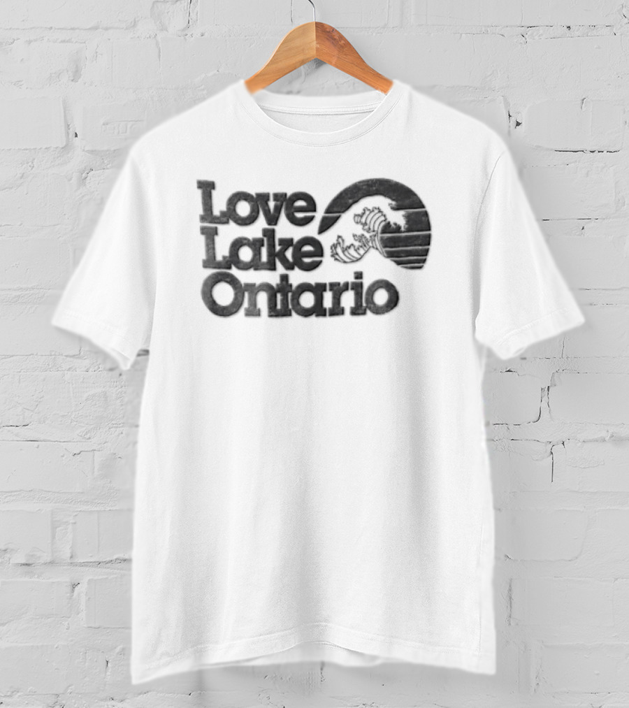 Love Lake Ontario Wave Sunset T-Shirt