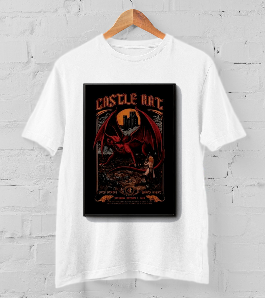Castle Rat Unto Others Warth Knight Berkeley October 3 2026 T-Shirt