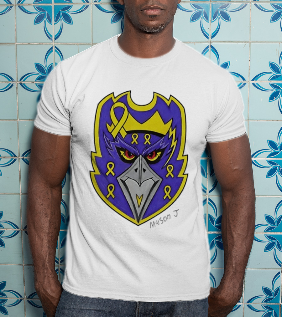 Revans Royale Pride Ribbon Emblem Mason J T-Shirt
