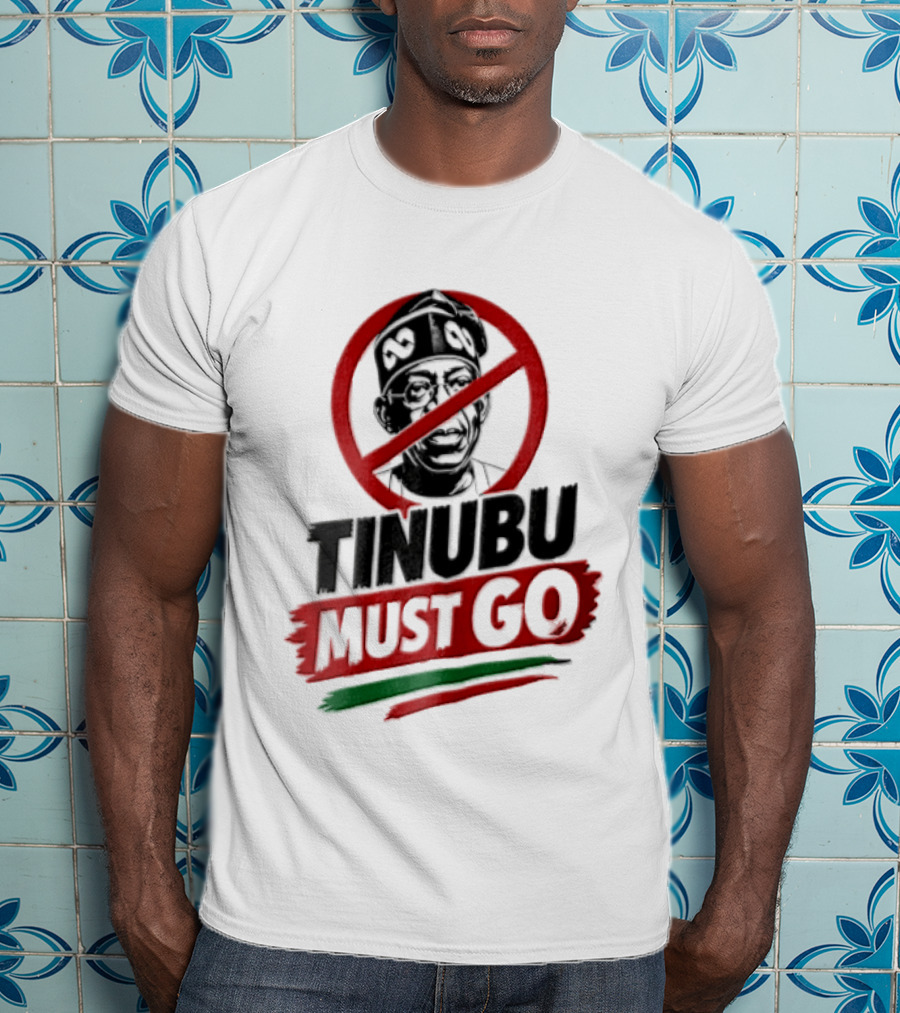 Tinubu Must Go Traditional Cap Crossed Out T-Shirt