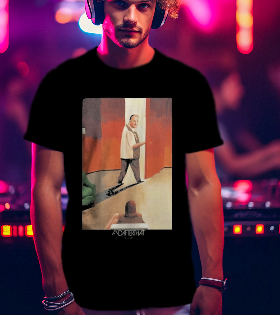 After That Therapy Scene Black Edge T-Shirt