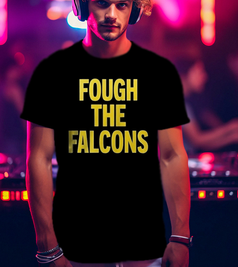 Atlanta Falcons Fough The Falcons Bold Yellow T-Shirt