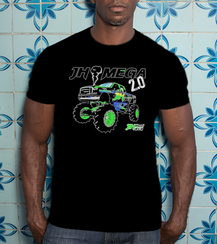 Cleetus Mcfarland JH Mega 2.0 Mud Truck Monster Rally T-Shirt
