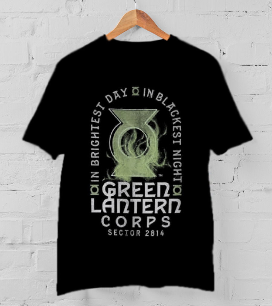 Heroes Villains Store Green Lantern Corps Sector 2814 Classic Comfort Brightest Day Blackest Night T-Shirt
