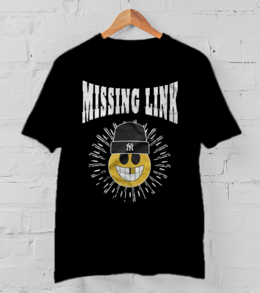 Closed Casket Activities Missing Link Smiley NY Cap T-Shirt