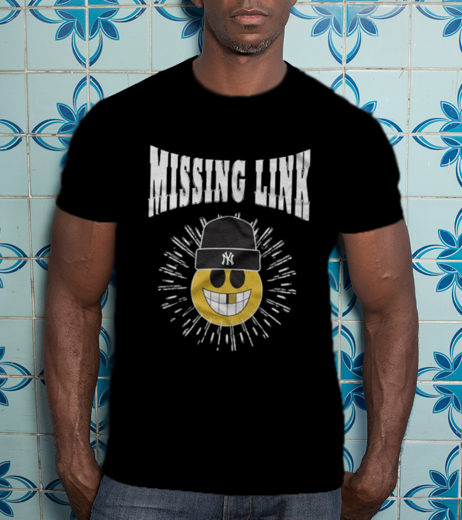 Closed Casket Activities Missing Link Smiley NY Cap T-Shirt