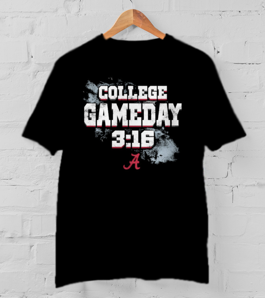 College GameDay Alabama Crimson Tide 3 16 T-Shirt