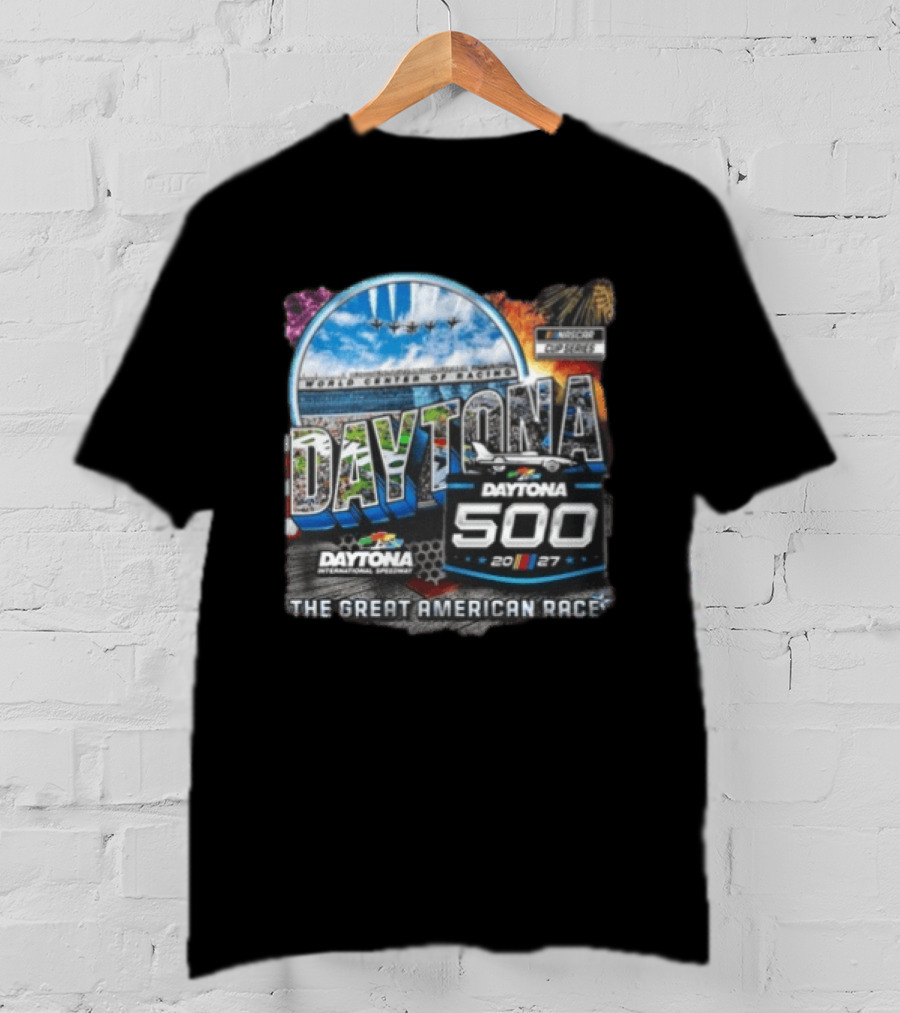 Daytona International Speedway The Great American Race Daytona 500 February 21 2027 NASCAR Racing Event T-Shirt