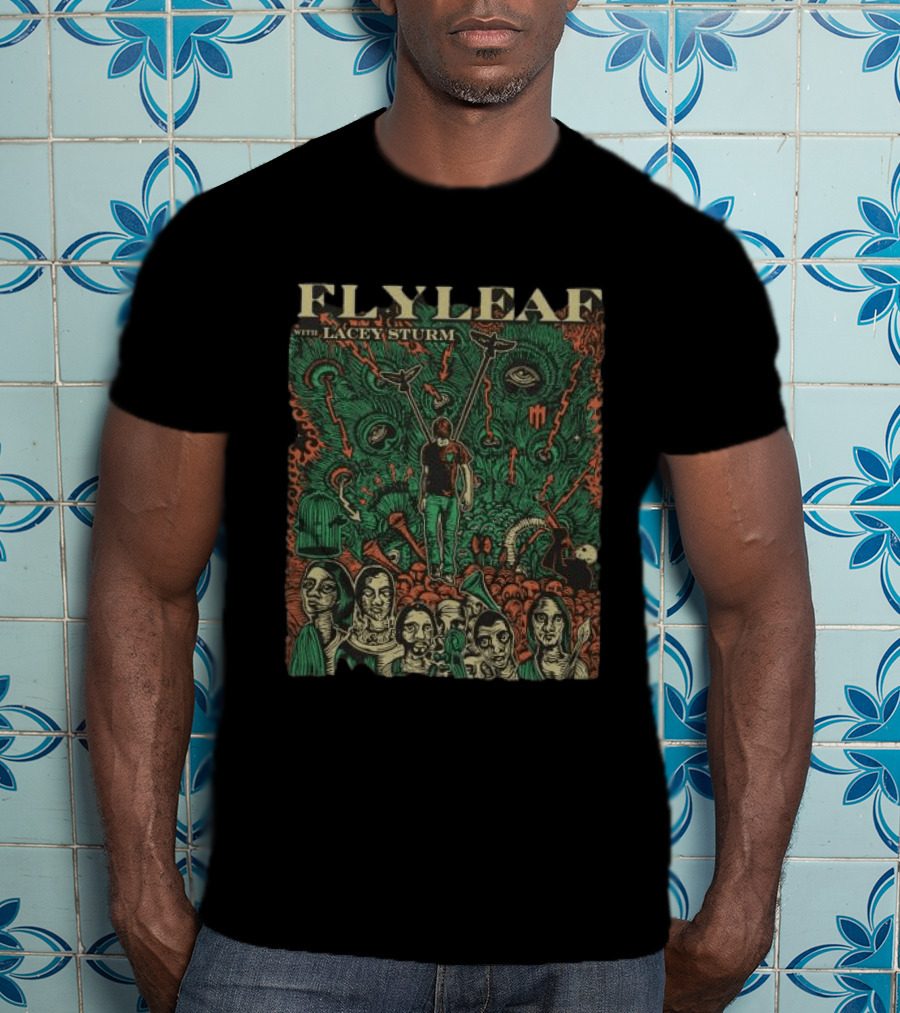 FLYLEAF Album Collage With Lacey Sturm T-Shirt