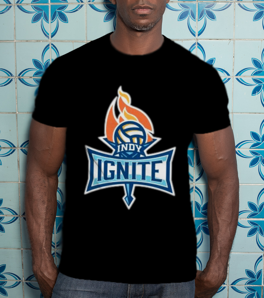 Indy Ignite Volleyball Flame T-Shirt