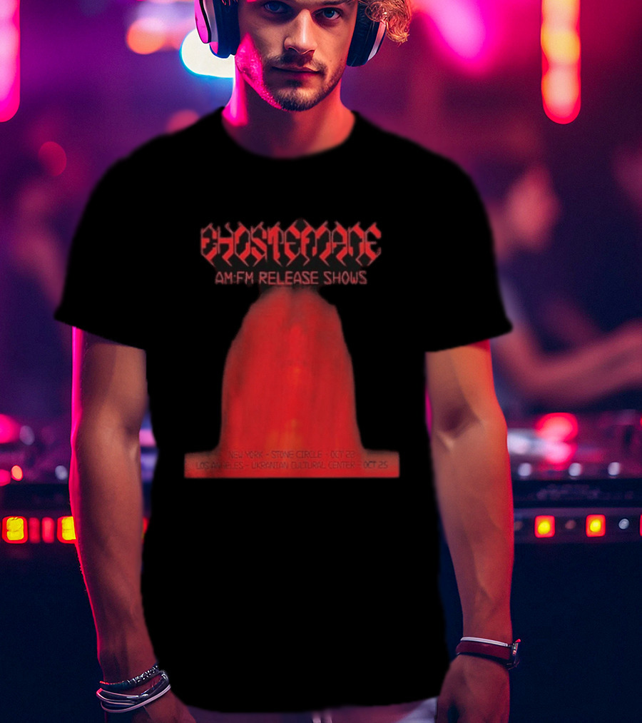 Ghostemane AM:FM Release Shows New York Stone Circle Oct 22 Los Angeles Ukrainian Cultural Center Oct 25 T-Shirt