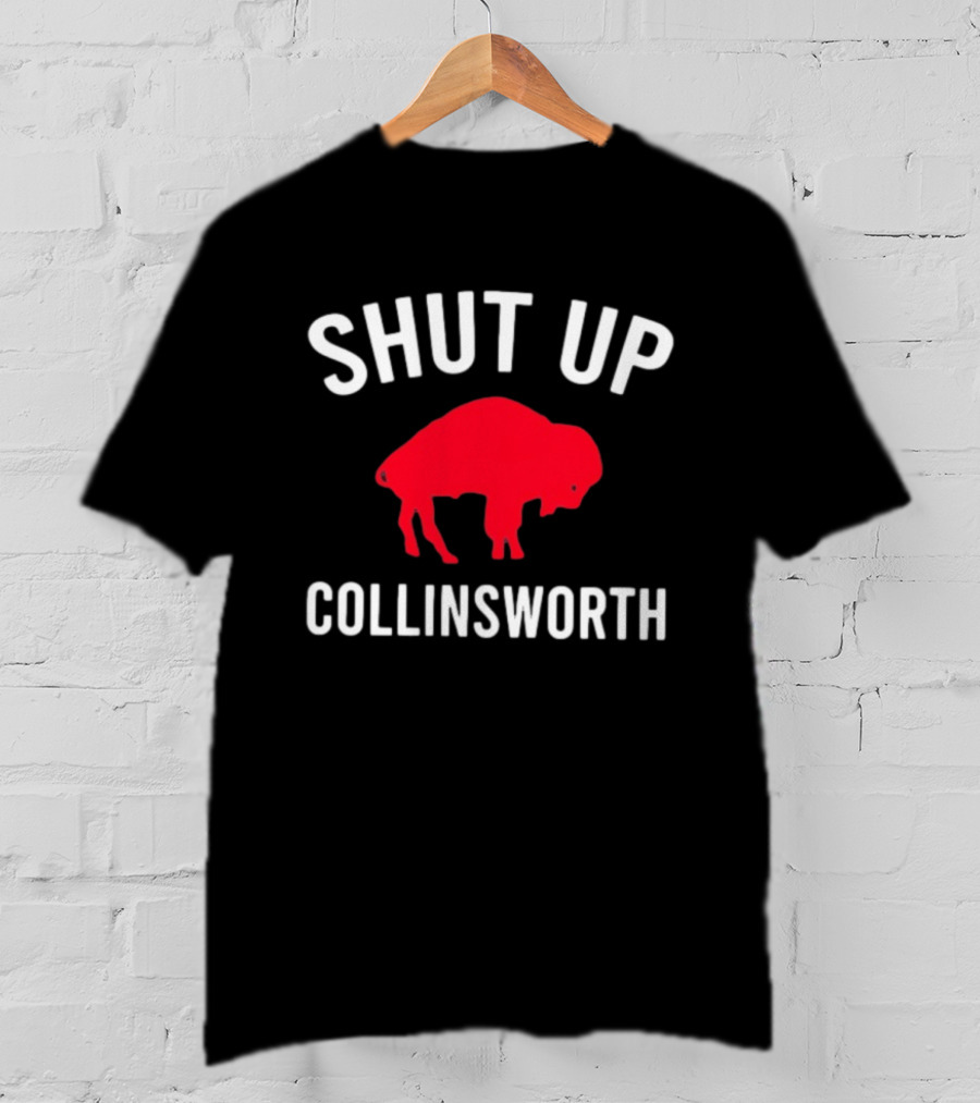 Shut Up Collinsworth Red Buffalo T-Shirt