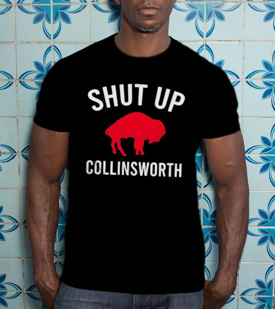 Shut Up Collinsworth Red Buffalo T-Shirt